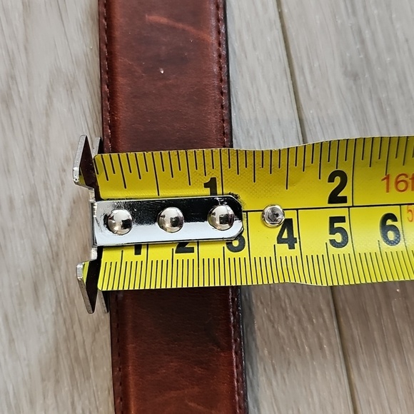 Genuine Leather Western Belt with Edged Stitch Detailing - Picture 11 of 14